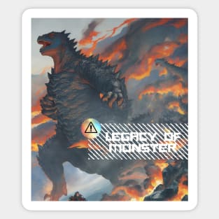 Godzilla Is My Spirit Animal Sticker